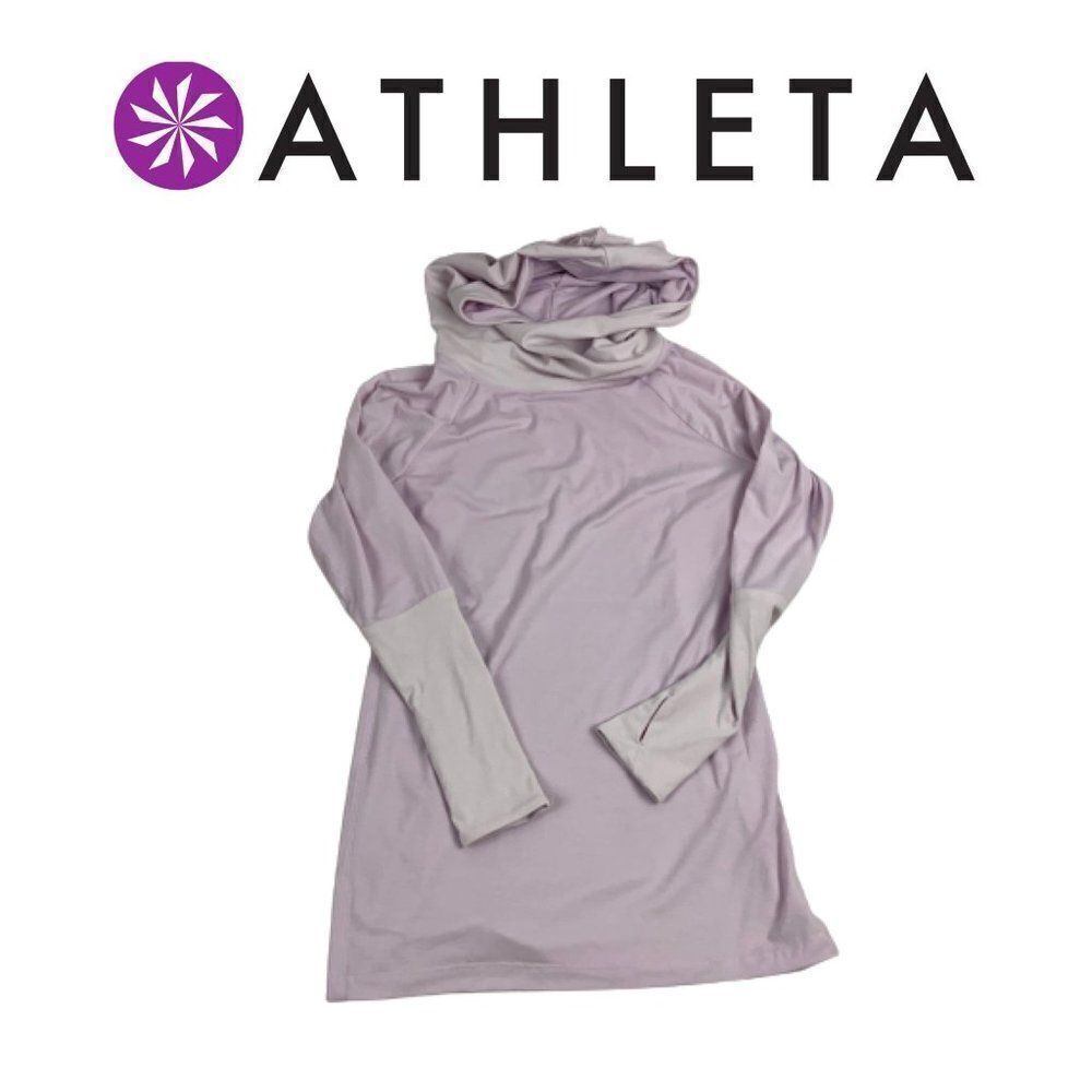 Athleta Pink Hooded Top. Sz S